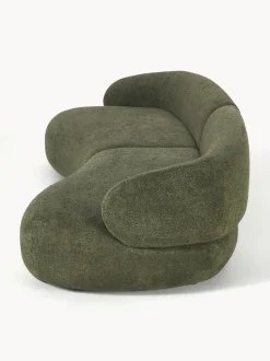 Sofá de borreguillo bouclé Alba (4 plazas)