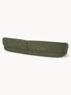 Sofá de borreguillo bouclé Alba (4 plazas)