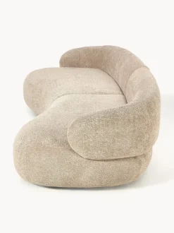 Sofá de borreguillo bouclé Alba (4 plazas)