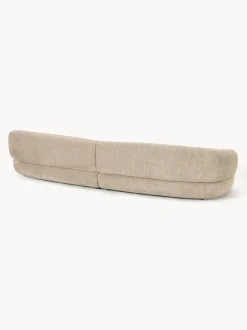 Sofá de borreguillo bouclé Alba (4 plazas)