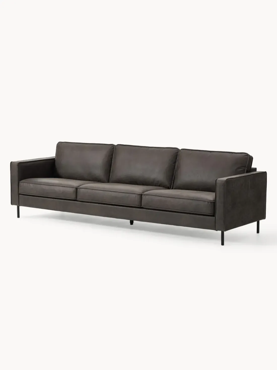 Sofá de cuero reciclado Hunter (3 plazas)