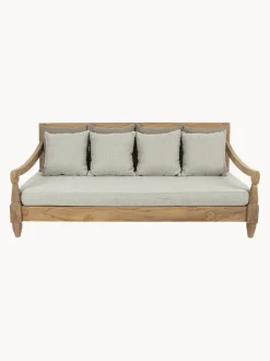 Sofá grande para exterior de madera Bali (4 plazas)