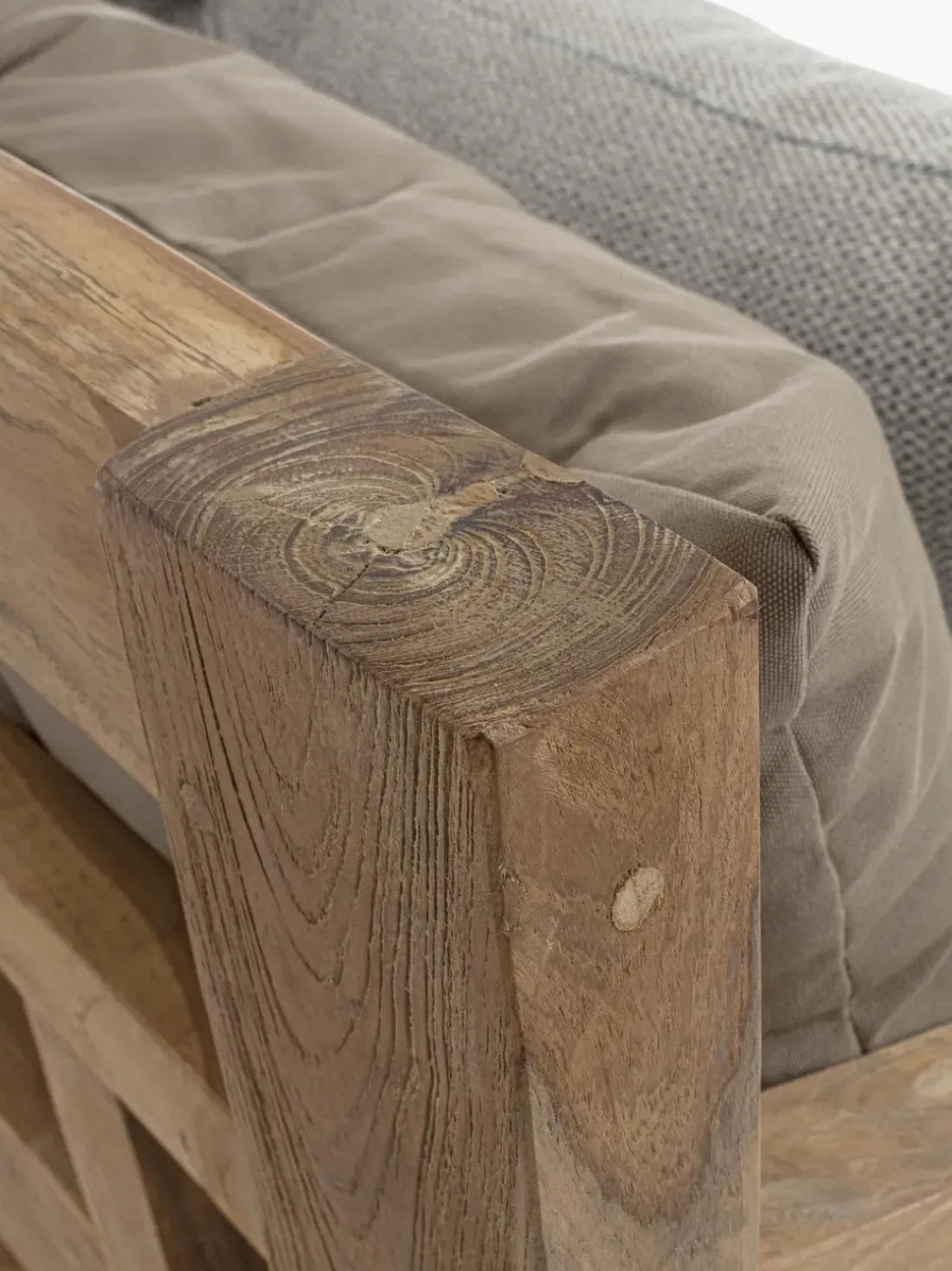 Sofá grande para exterior de madera Bali (4 plazas)