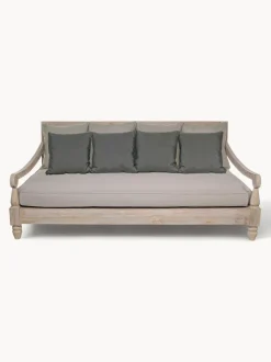 Sofá grande para exterior de madera Bali (4 plazas)
