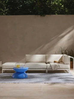 Sofá lounge modular rinconera para exterior Caio