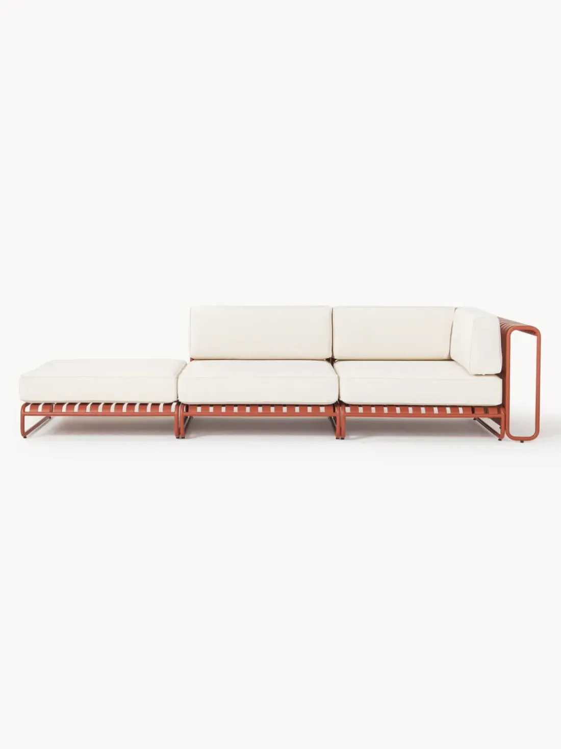 Sofá lounge modular rinconera para exterior Caio