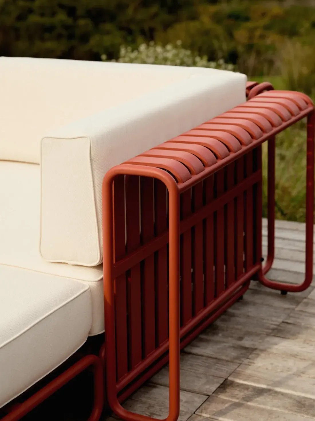 Sofá lounge modular rinconera para exterior Caio