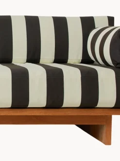 Sofá lounge para exterior de madera de teca Stracciatella