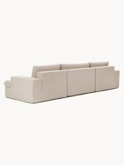 Sofá modular con reposapiés izquierdo/derecho Russell (4 plazas), desenfundable
