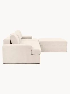 Sofá modular con reposapiés izquierdo/derecho Russell (4 plazas), desenfundable
