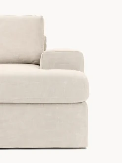 Sofá modular con reposapiés izquierdo/derecho Russell (4 plazas), desenfundable