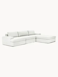 Sofá modular con reposapiés izquierdo/derecho Russell (4 plazas), desenfundable
