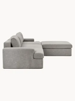 Sofá modular con reposapiés izquierdo/derecho Russell (4 plazas), desenfundable