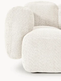 Sofá modular de borreguillo bouclé Tayla (3 plazas)