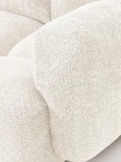 Sofá modular de borreguillo bouclé Tayla (3 plazas)