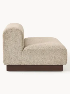 Sofá modular de borreguillo bouclé Natalie (2 plazas)