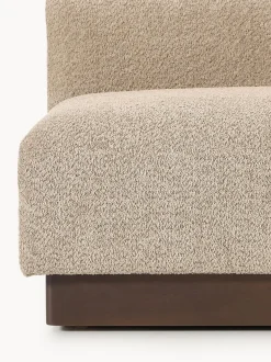 Sofá modular de borreguillo bouclé Natalie (2 plazas)