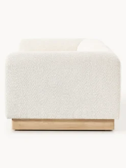 Sofá modular de borreguillo bouclé Natalie (3 plazas)