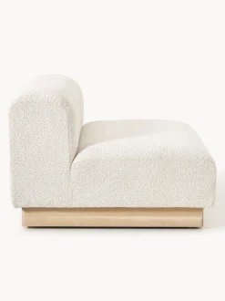 Sofá modular de borreguillo bouclé Natalie (2 plazas)