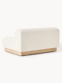 Sofá modular de borreguillo bouclé Natalie (2 plazas)