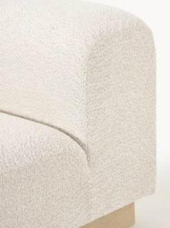 Sofá modular de borreguillo bouclé Natalie (2 plazas)