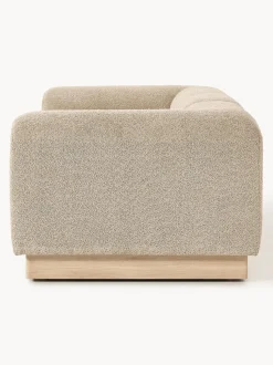 Sofá modular de borreguillo bouclé Natalie (3 plazas)