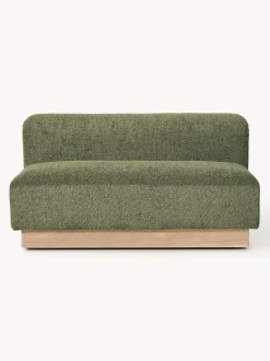 Sofá modular de borreguillo bouclé Natalie (2 plazas)