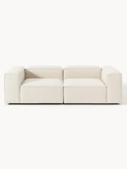 Sofá modular de mezcla de lino Lennon (3 plazas)