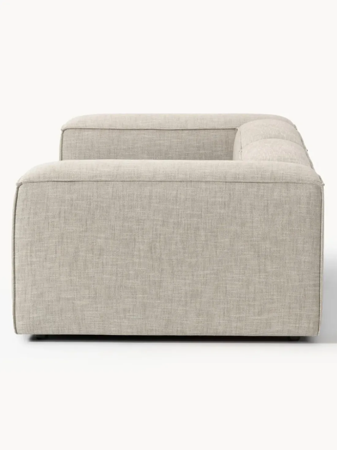 Sofá modular de mezcla de lino Lennon (3 plazas)