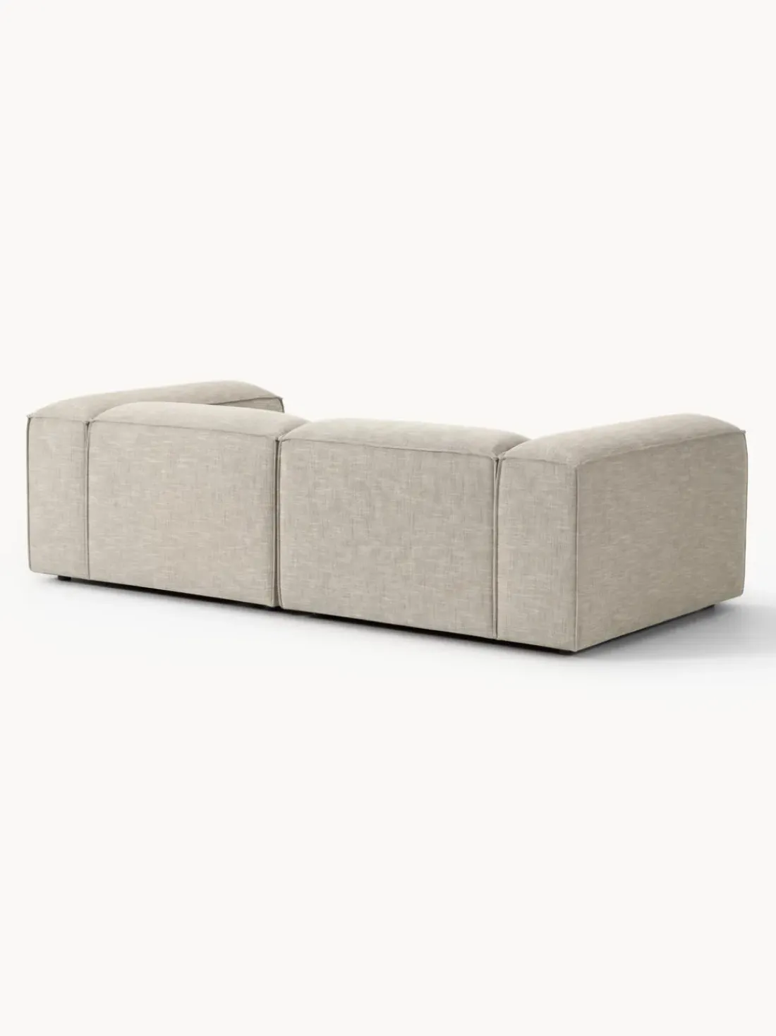 Sofá modular de mezcla de lino Lennon (3 plazas)