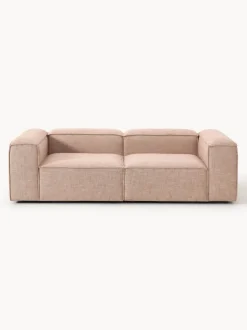 Sofá modular de mezcla de lino Lennon (3 plazas)