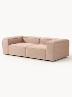 Sofá modular de mezcla de lino Lennon (3 plazas)