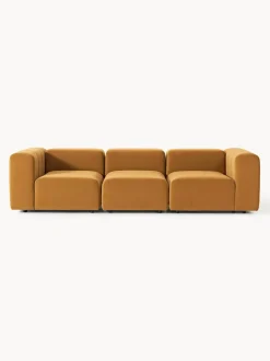Sofá modular de terciopelo Lena (4 plazas)