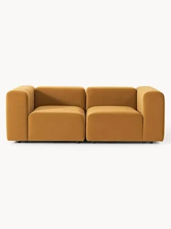 Sofá modular de terciopelo Lena (3 plazas)