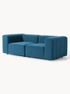 Sofá modular de terciopelo Lena (3 plazas)