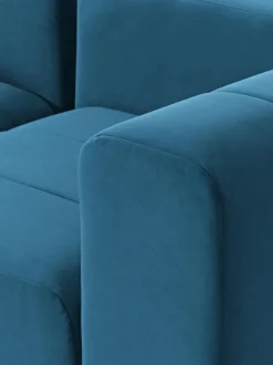 Sofá modular de terciopelo Lena (3 plazas)