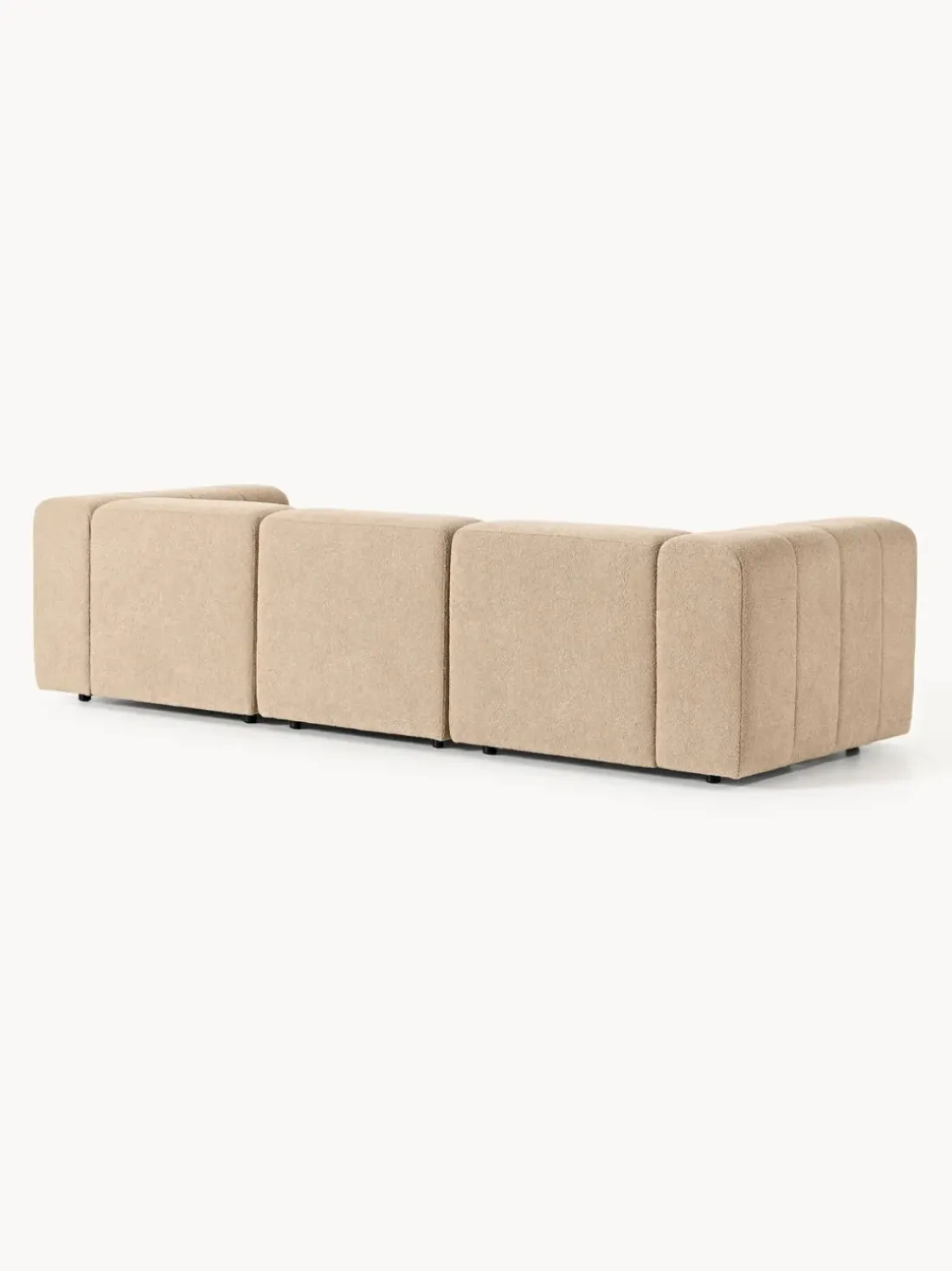 Sofá modular en tejido bouclé Lena (4 plazas)