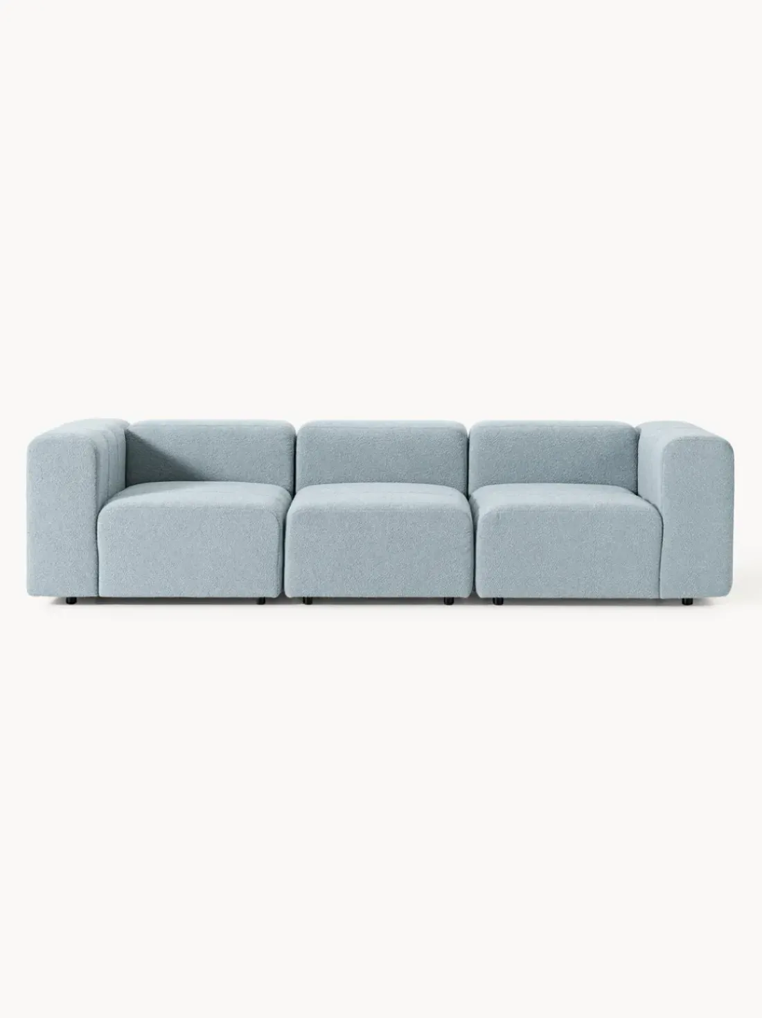 Sofá modular en tejido bouclé Lena (4 plazas)