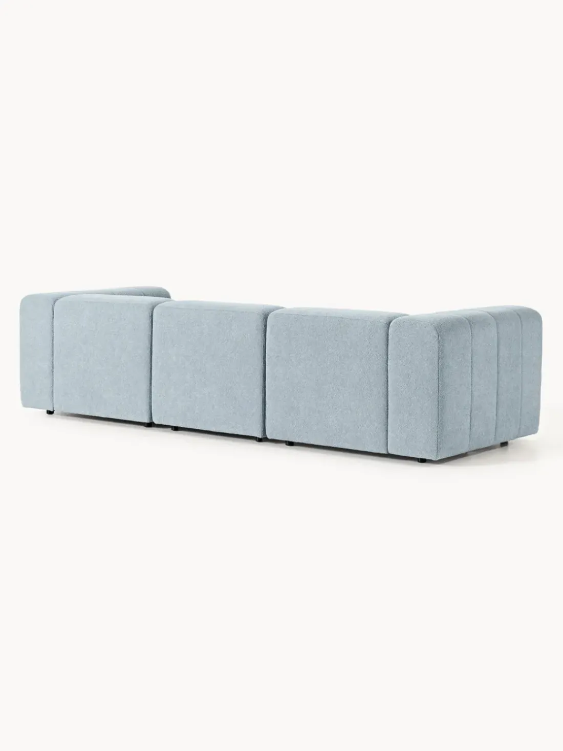 Sofá modular en tejido bouclé Lena (4 plazas)