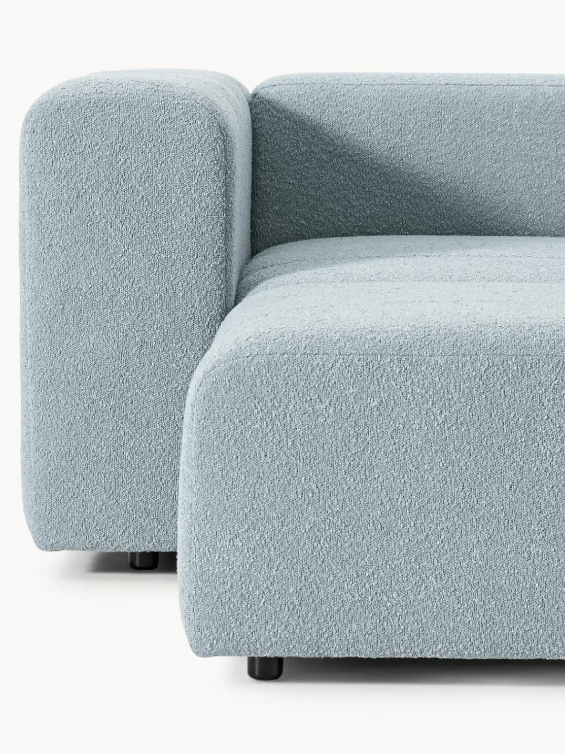 Sofá modular en tejido bouclé Lena (4 plazas)