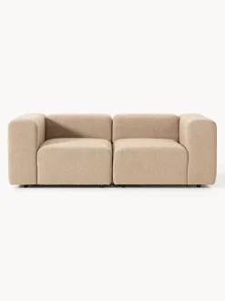 Sofá modular en tejido bouclé Lena (3 plazas)