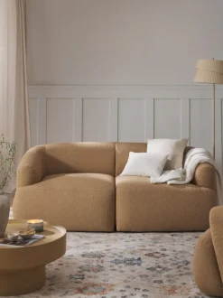 Sofá modular en tejido bouclé Sofia (2 plazas)