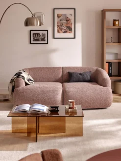 Sofá modular en tejido bouclé Sofia (2 plazas)