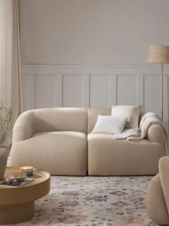 Sofá modular en tejido bouclé Sofia (2 plazas)