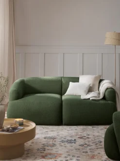 Sofá modular en tejido bouclé Sofia (2 plazas)