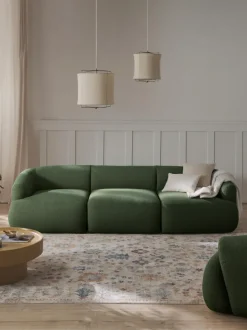 Sofá modular en tejido bouclé Sofia (3 plazas)
