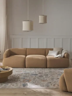 Sofá modular en tejido bouclé Sofia (3 plazas)
