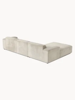 Sofá rinconera de pana Melva (4 plazas)