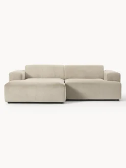 Sofá rinconera de pana Melva (3 plazas)