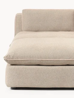 Sofá rinconera grande modular con reposapiés Felix